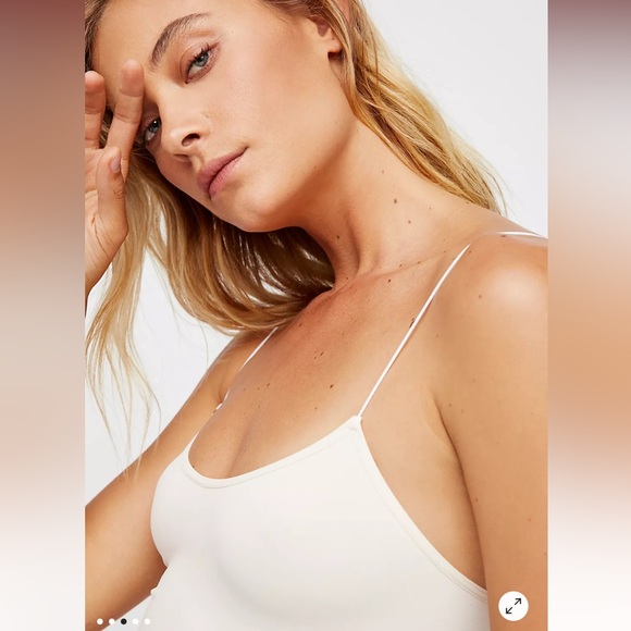 NWOT Free People Intimately Free Skinny
Strap Seamless Brami Tank White Size M/L - Picture 3 of 5